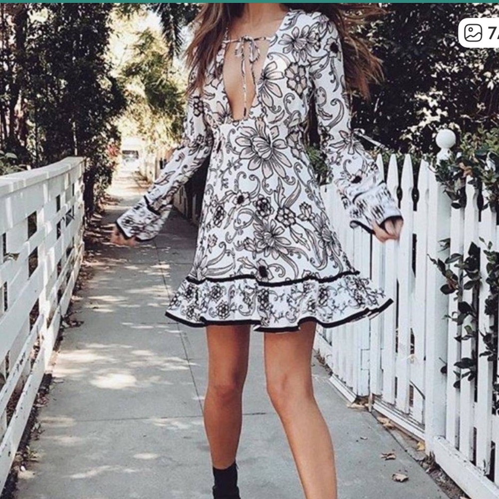 For love and lemons Ayla plunge dress